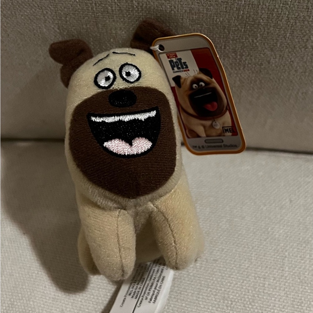 McDonald's. The Secret Life of Pets MEL THE PUG DOG Plush STUFFED ANIMAL Toy